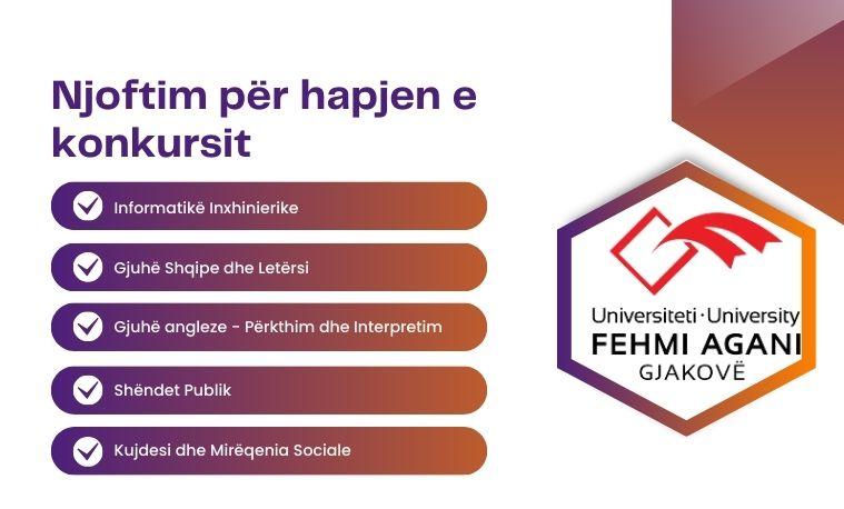 Hapet konkursi për regjistrimin e studentëve në vitin akademik 2025/26